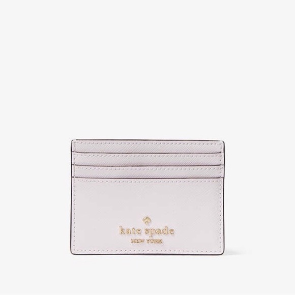 Kate Spade Madison Studded Faux Pearl Card Holder-Lilac Moonlight - Picture 3 of 3